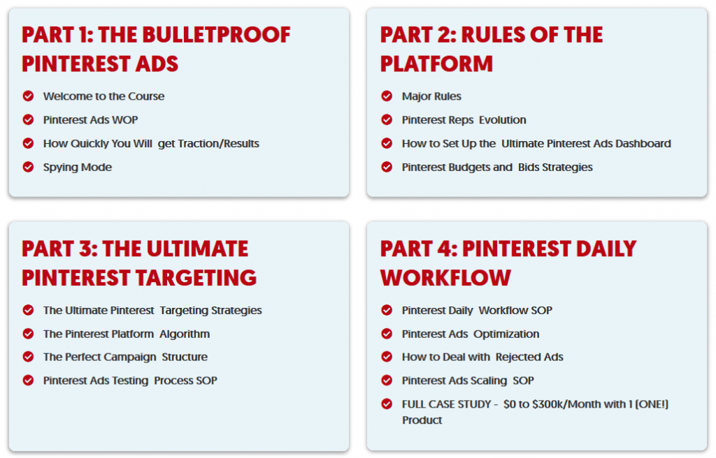 alex fedotoff Pinterest Ads Blueprint 2020 free download